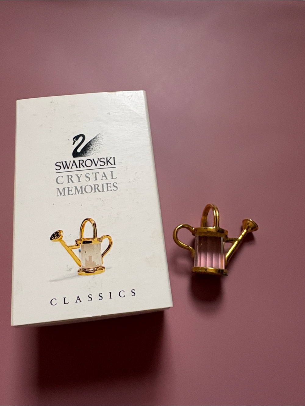 Swarovski Crystal Memories Gardening Water Can